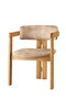 Hanah Home Silla de Roble y Beige